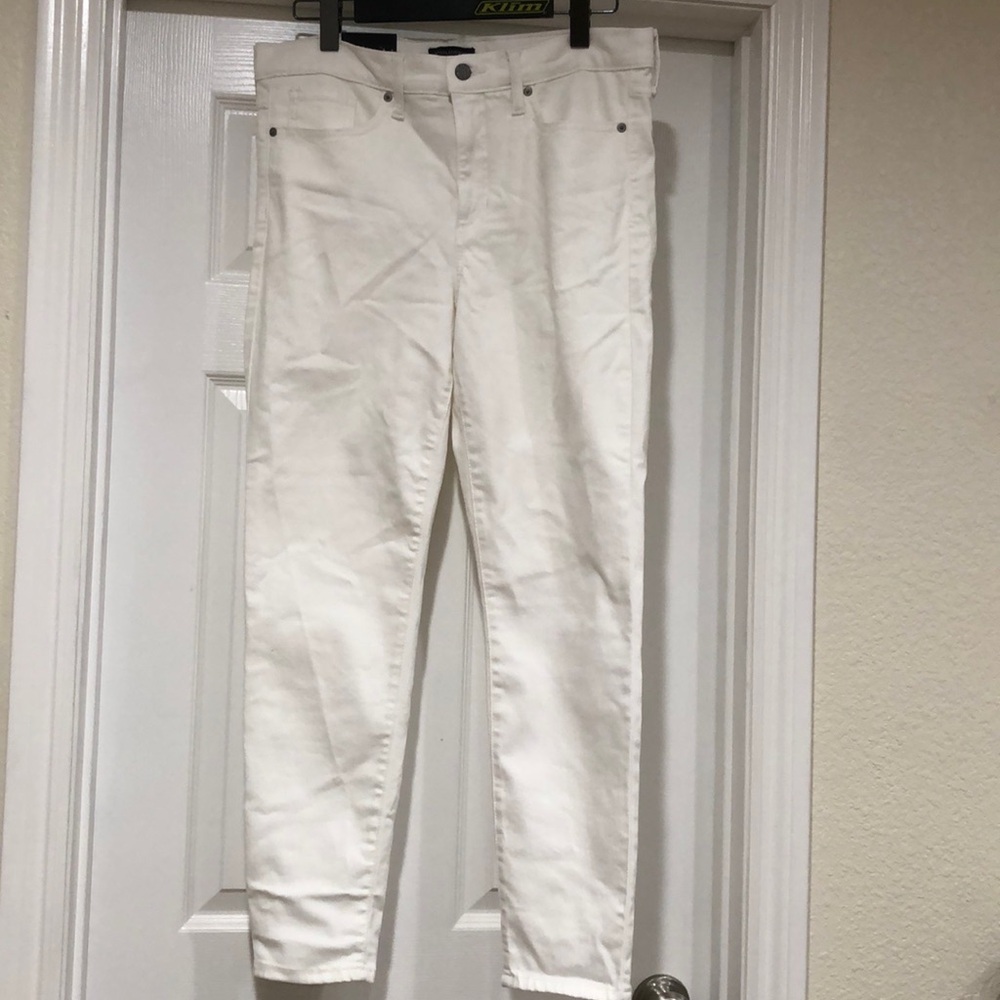 New Banana Republic Factory White Jeans